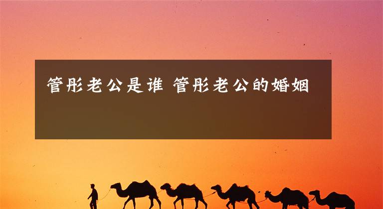 管彤老公是谁 管彤老公的婚姻文章配图