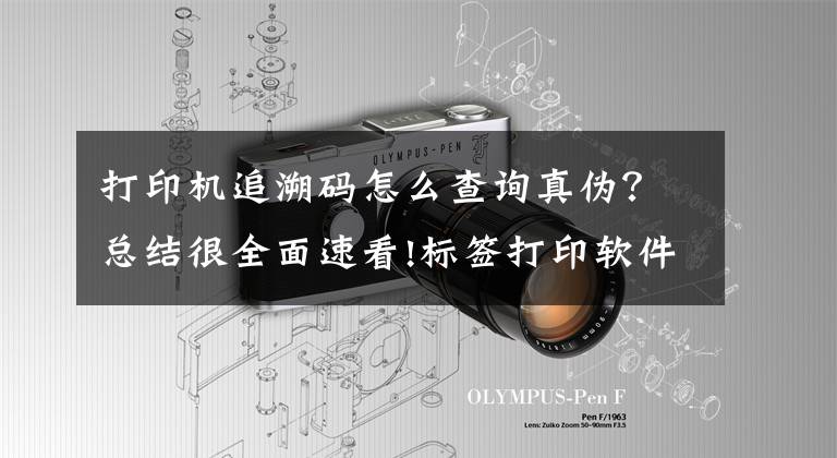 打印机追溯码怎么查询真伪？总结很全面速看!标签打印软件如何从网址链接中提取防伪码文章配图