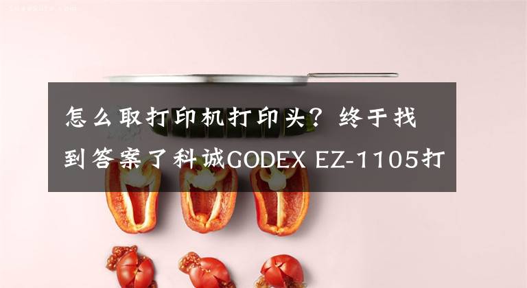 怎么取打印机打印头？终于找到答案了科诚GODEX EZ-1105打印机更换打印头视频指导