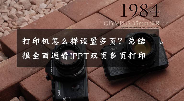 打印机怎么样设置多页？总结很全面速看!PPT双页多页打印技巧，文档资料快速打印，排版布局一键设置文章配图