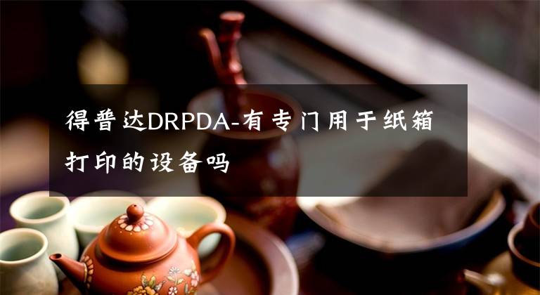 得普达DRPDA-有专门用于纸箱打印的设备吗文章配图