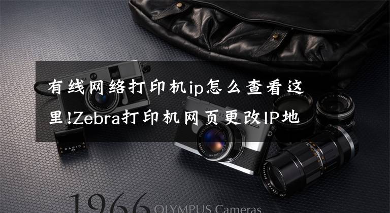 有线网络打印机ip怎么查看这里!Zebra打印机网页更改IP地址文章配图