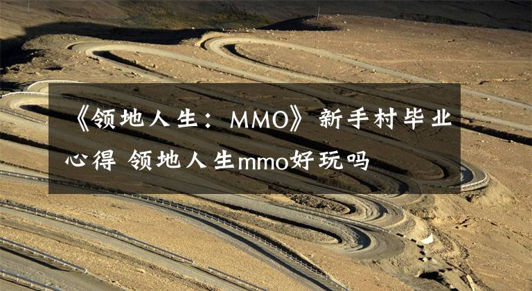 《领地人生：MMO》新手村毕业心得 领地人生mmo好玩吗