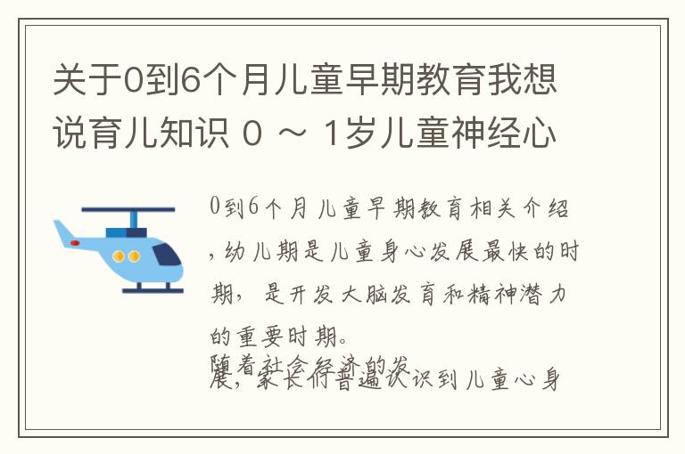 关于0到6个月儿童早期教育我想说育儿知识 0 ～ 1岁儿童神经心理发育