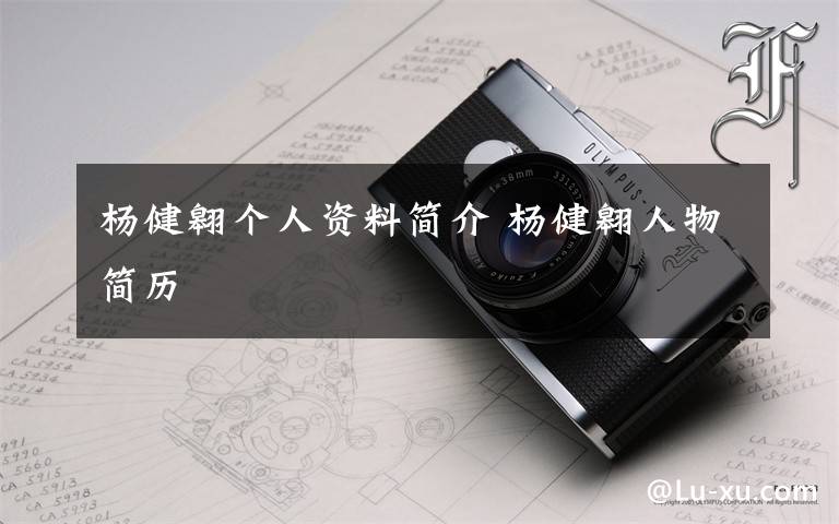 杨健翱个人资料简介 杨健翱人物简历文章配图
