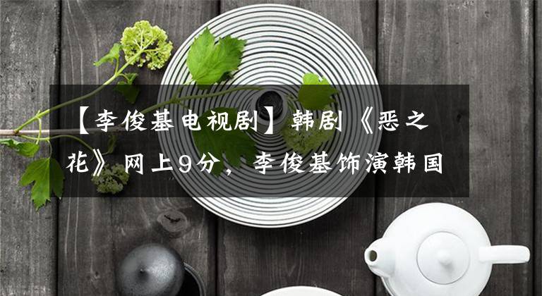 【李俊基电视剧】韩剧《恶之花》网上9分，李俊基饰演韩国版张东胜，未输《隐秘的角落》。