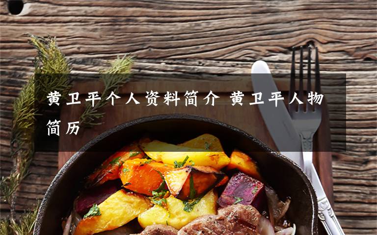 黄卫平个人资料简介 黄卫平人物简历文章配图