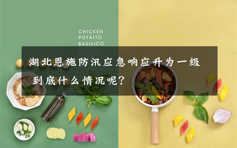湖北恩施防汛应急响应升为一级 到底什么情况呢？文章配图