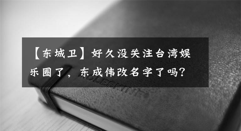 【东城卫】好久没关注台湾娱乐圈了，东成伟改名字了吗？《终极三国》萝卜会更帅