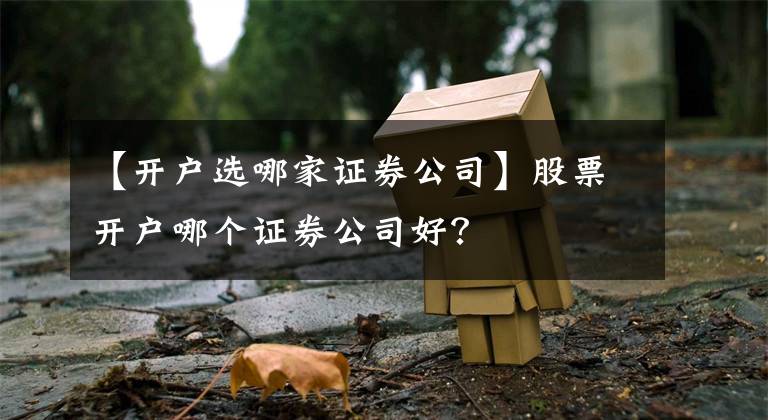 【开户选哪家证券公司】股票开户哪个证券公司好？