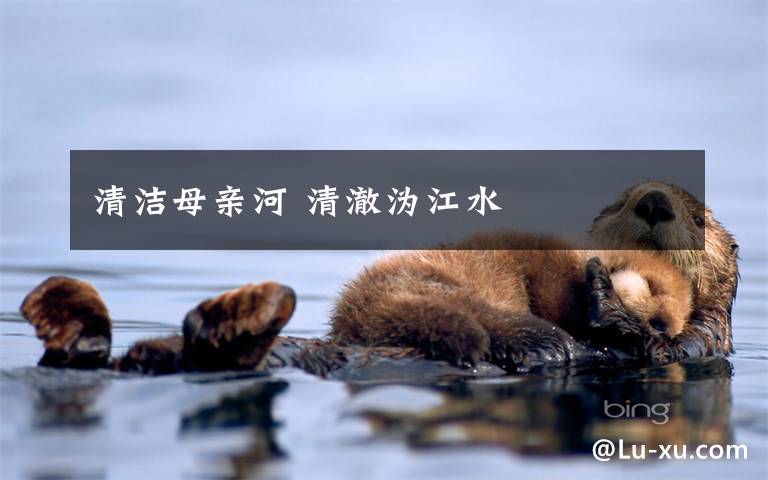 清洁母亲河 清澈沩江水文章配图