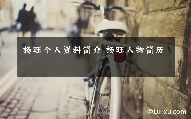 杨旺个人资料简介 杨旺人物简历文章配图