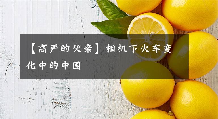 【高严的父亲】相机下火车变化中的中国文章配图