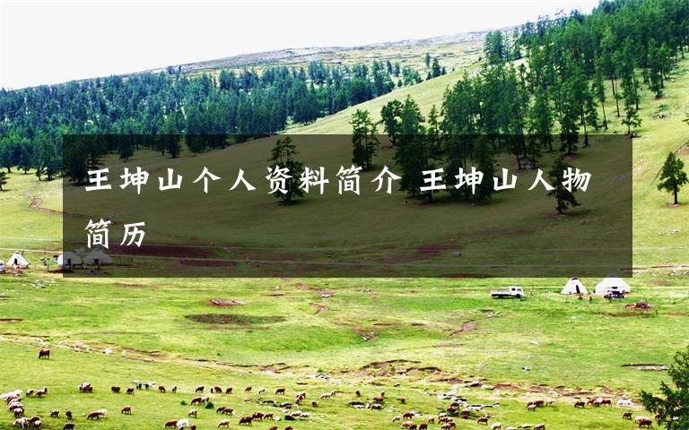 王坤山个人资料简介 王坤山人物简历文章配图