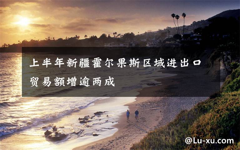 上半年新疆霍尔果斯区域进出口贸易额增逾两成文章配图