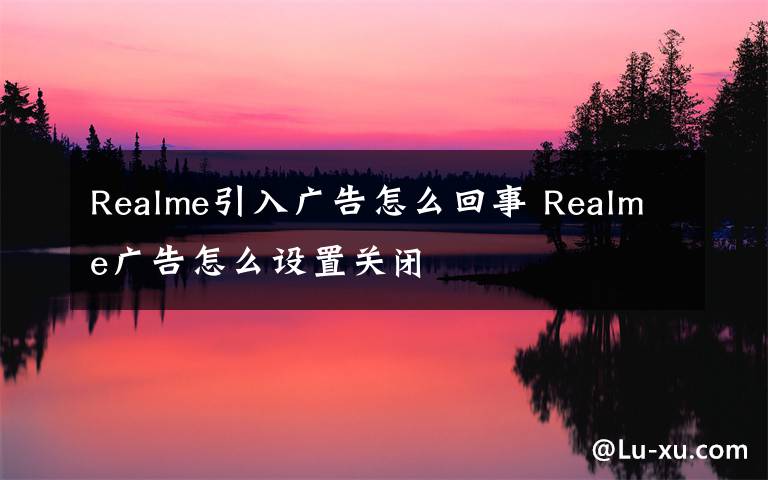 Realme引入广告怎么回事 Realme广告怎么设置关闭文章配图