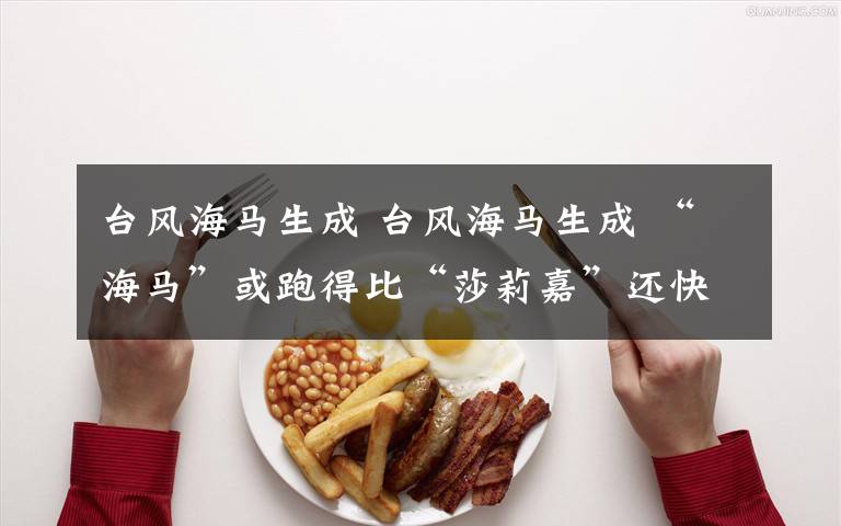 台风海马生成 台风海马生成 “海马”或跑得比“莎莉嘉”还快