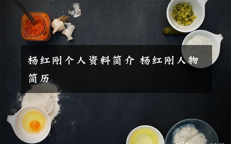 杨红刚个人资料简介 杨红刚人物简历文章配图