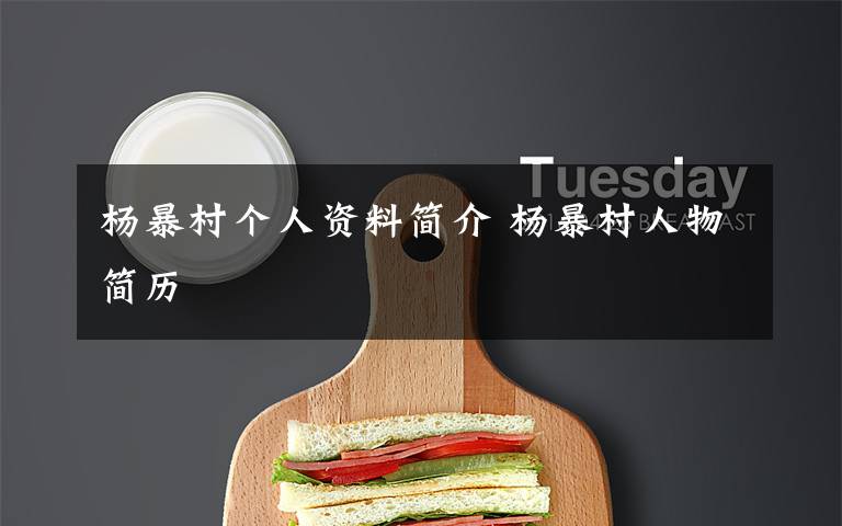 杨暴村个人资料简介 杨暴村人物简历文章配图