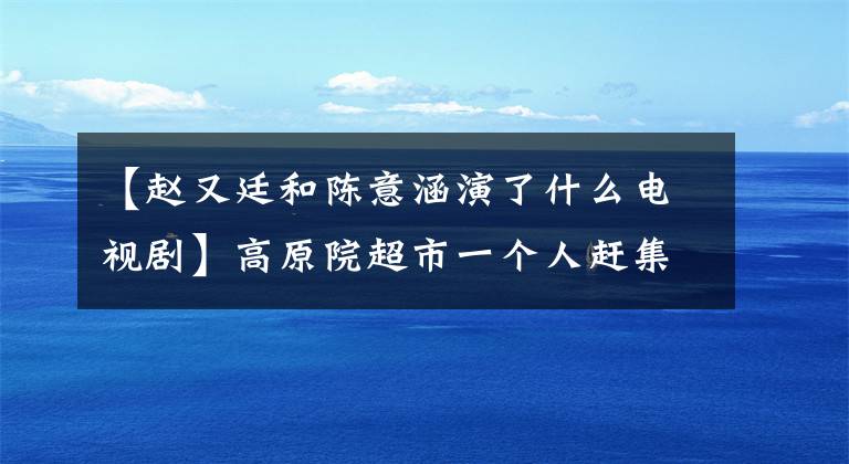 【赵又廷和陈意涵演了什么电视剧】高原院超市一个人赶集，揭露了赵友友的情事。