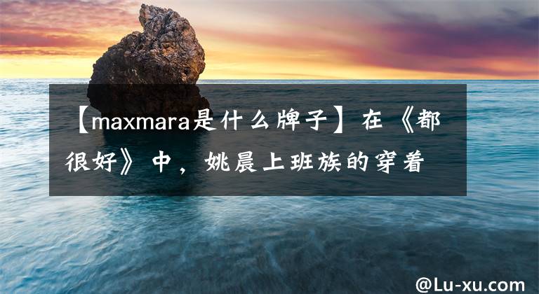 【maxmara是什么牌子】在《都很好》中，姚晨上班族的穿着成为了话题！这几个欧洲品牌功不可没