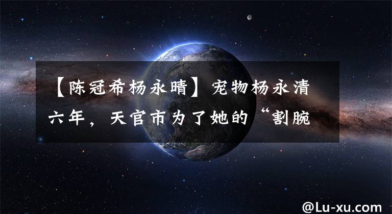 【陈冠希杨永晴】宠物杨永清六年，天官市为了她的“割腕”自杀，为什么要成立秦淑培婚姻？