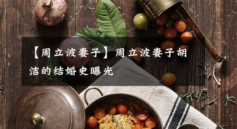 【周立波妻子】周立波妻子胡洁的结婚史曝光文章配图