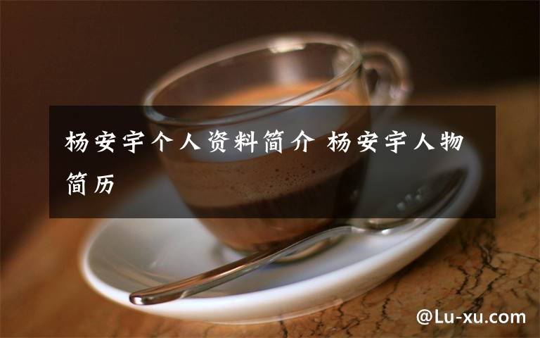 杨安宇个人资料简介 杨安宇人物简历