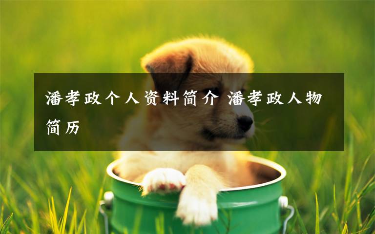 潘孝政个人资料简介 潘孝政人物简历文章配图