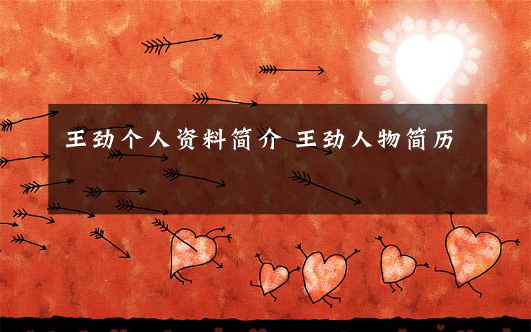 王劲个人资料简介 王劲人物简历文章配图