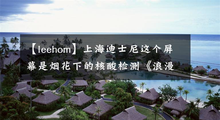 【leehom】上海迪士尼这个屏幕是烟花下的核酸检测《浪漫》文章配图