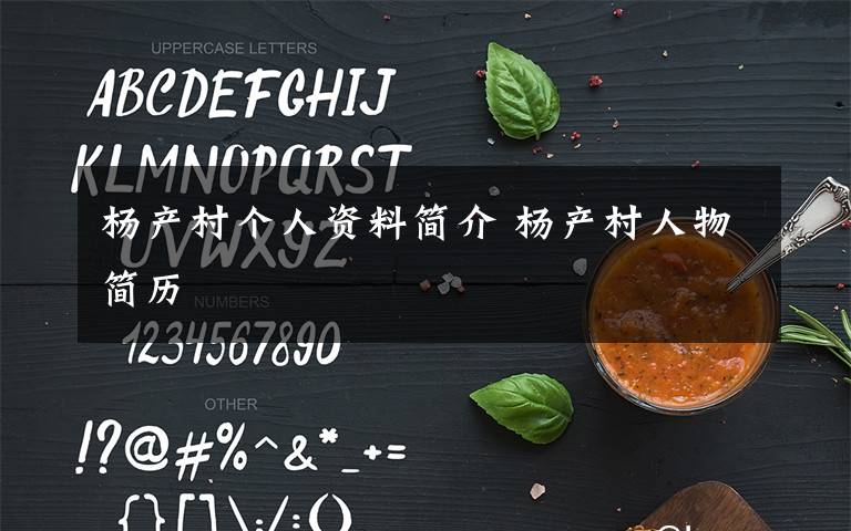 杨产村个人资料简介 杨产村人物简历文章配图
