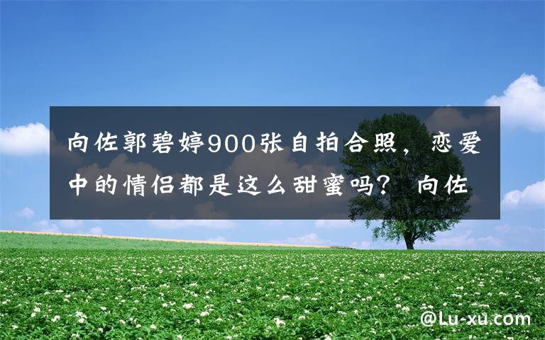 向佐郭碧婷900张自拍合照，恋爱中的情侣都是这么甜蜜吗？ 向佐郭碧婷逛内衣店