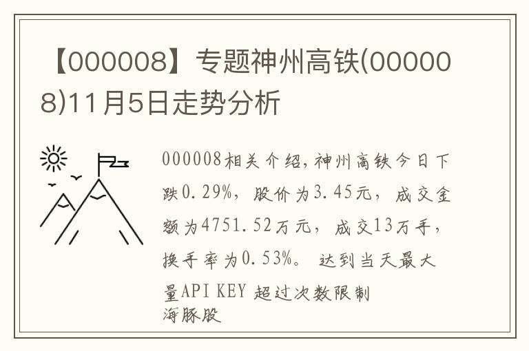 【000008】专题神州高铁(000008)11月5日走势分析