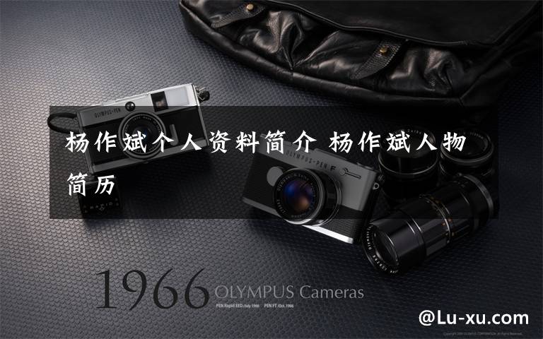杨作斌个人资料简介 杨作斌人物简历文章配图
