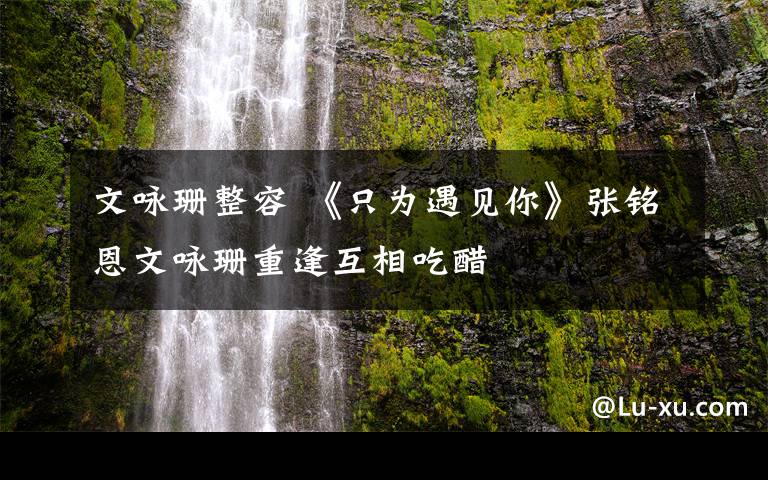 文咏珊整容 《只为遇见你》张铭恩文咏珊重逢互相吃醋