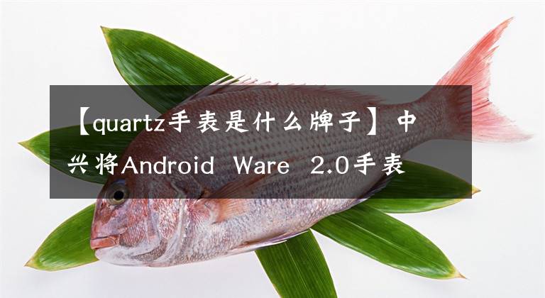 【quartz手表是什么牌子】中兴将Android Ware 2.0手表Quartz推至相对便宜的192刀