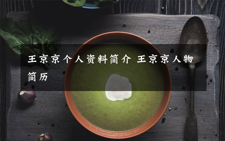王京京个人资料简介 王京京人物简历文章配图