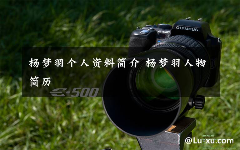 杨梦羽个人资料简介 杨梦羽人物简历文章配图
