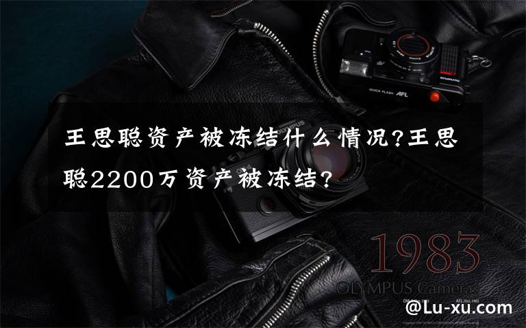 王思聪资产被冻结什么情况?王思聪2200万资产被冻结?