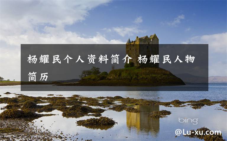 杨耀民个人资料简介 杨耀民人物简历文章配图