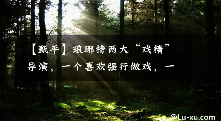 【甄平】琅琊榜两大“戏精”导演，一个喜欢强行做戏，一个喜欢每天强迫台词。文章配图