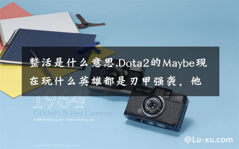 整活是什么意思,Dota2的Maybe现在玩什么英雄都是刃甲强袭，他这样是不是在