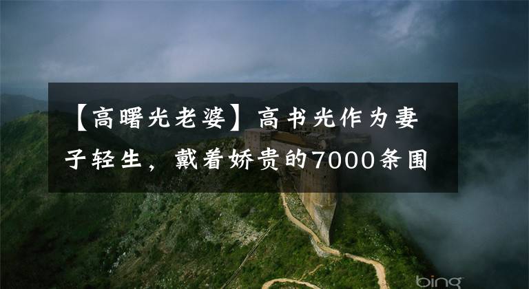 【高曙光老婆】高书光作为妻子轻生，戴着娇贵的7000条围巾，高调炫耀财富，4岁的儿子华丽地穿着