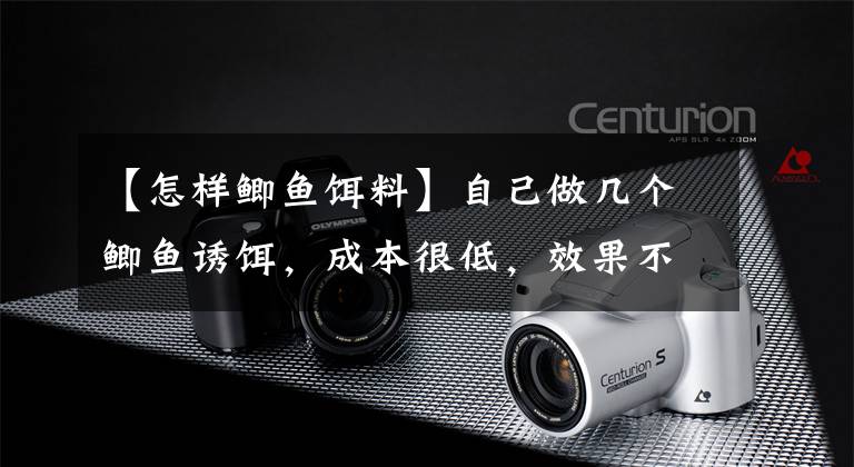 【怎样鲫鱼饵料】自己做几个鲫鱼诱饵，成本很低，效果不比商品诱饵差文章配图