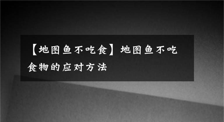 【地图鱼不吃食】地图鱼不吃食物的应对方法