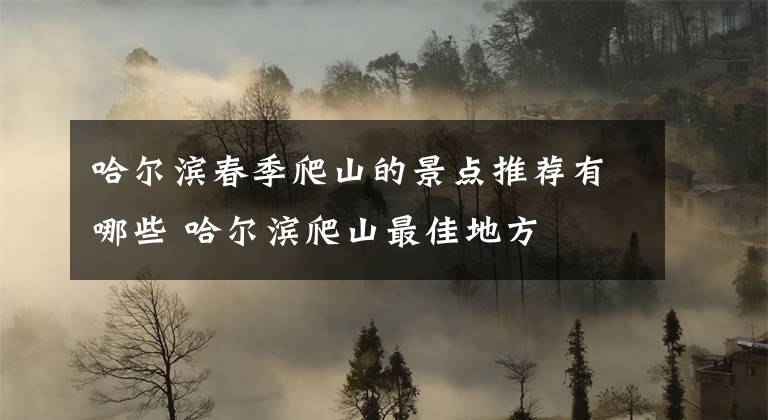 哈尔滨春季爬山的景点推荐有哪些 哈尔滨爬山最佳地方文章配图