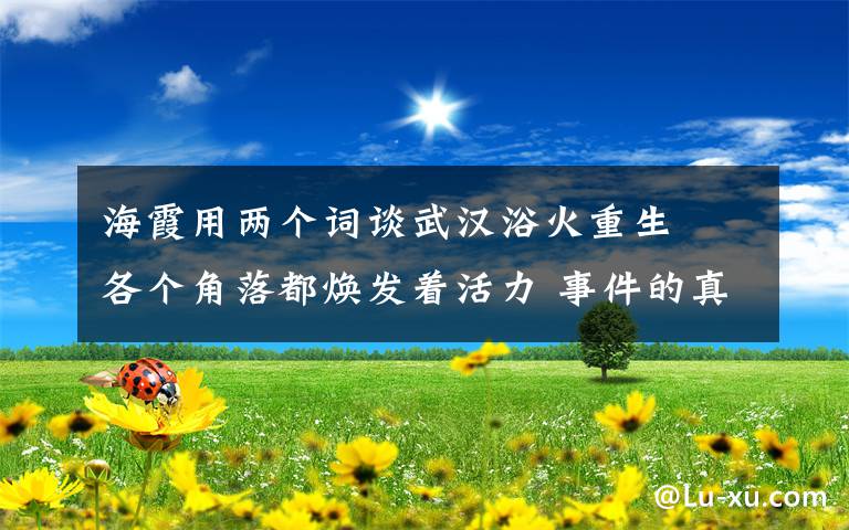 海霞用两个词谈武汉浴火重生  各个角落都焕发着活力 事件的真相是什么？