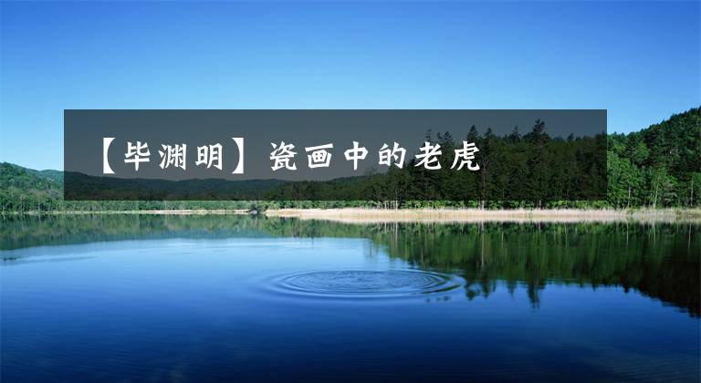 【毕渊明】瓷画中的老虎文章配图