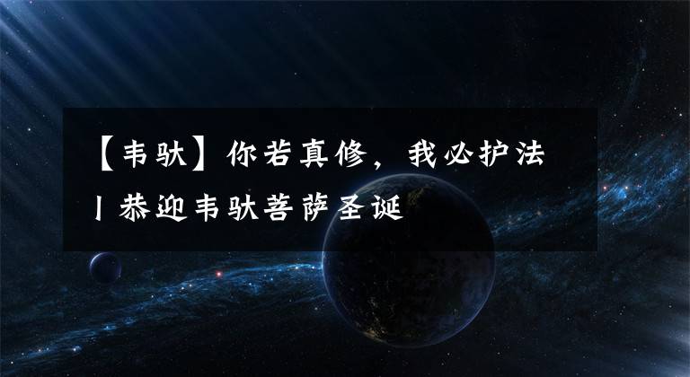 【韦驮】你若真修，我必护法丨恭迎韦驮菩萨圣诞文章配图